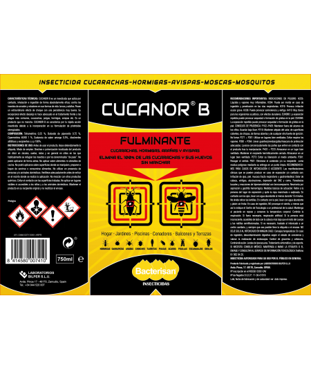 Cucanor B Insecticida en Spray 750ml