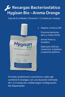 Pack 6 Cargas Bacteriostático Orange
