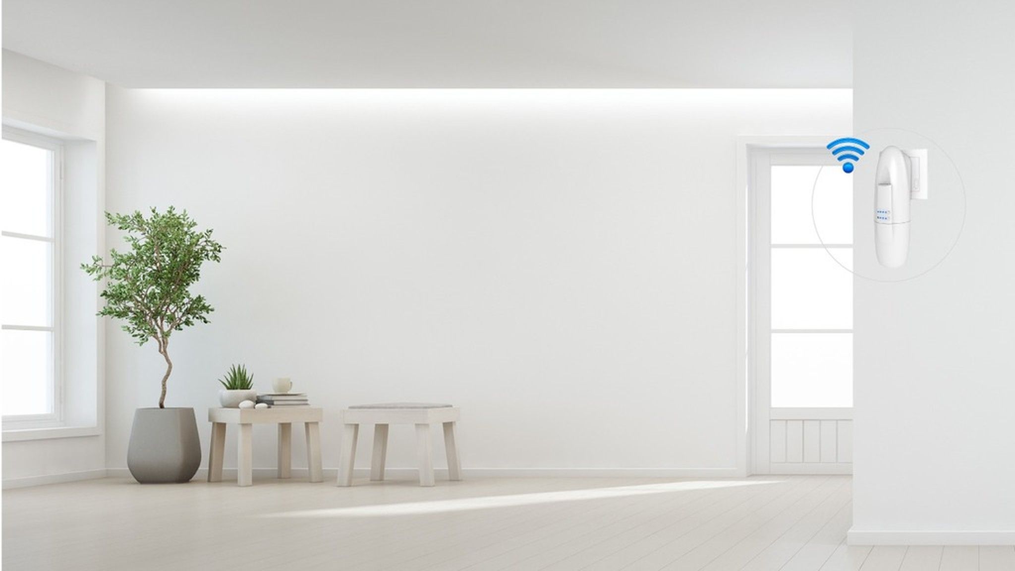 Salón donde se encuentra un difusor de fragancia ambizone